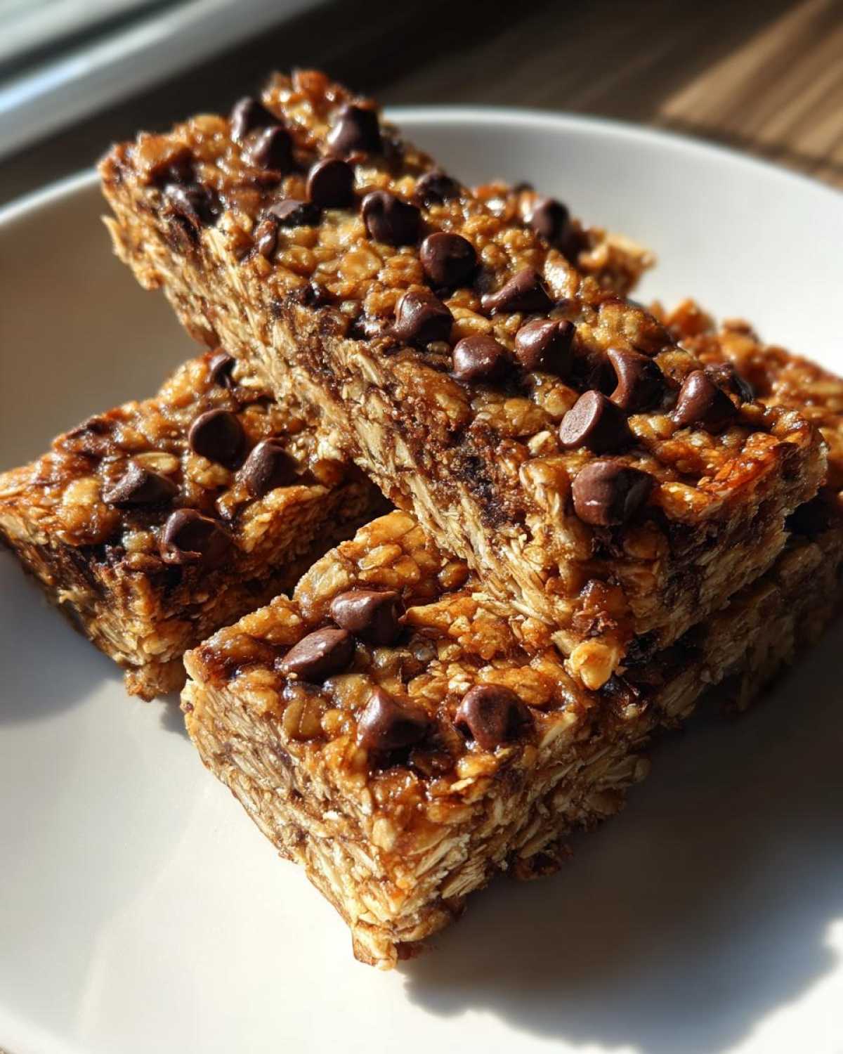 No-Bake Chocolate Chip Granola Bars - detail 3