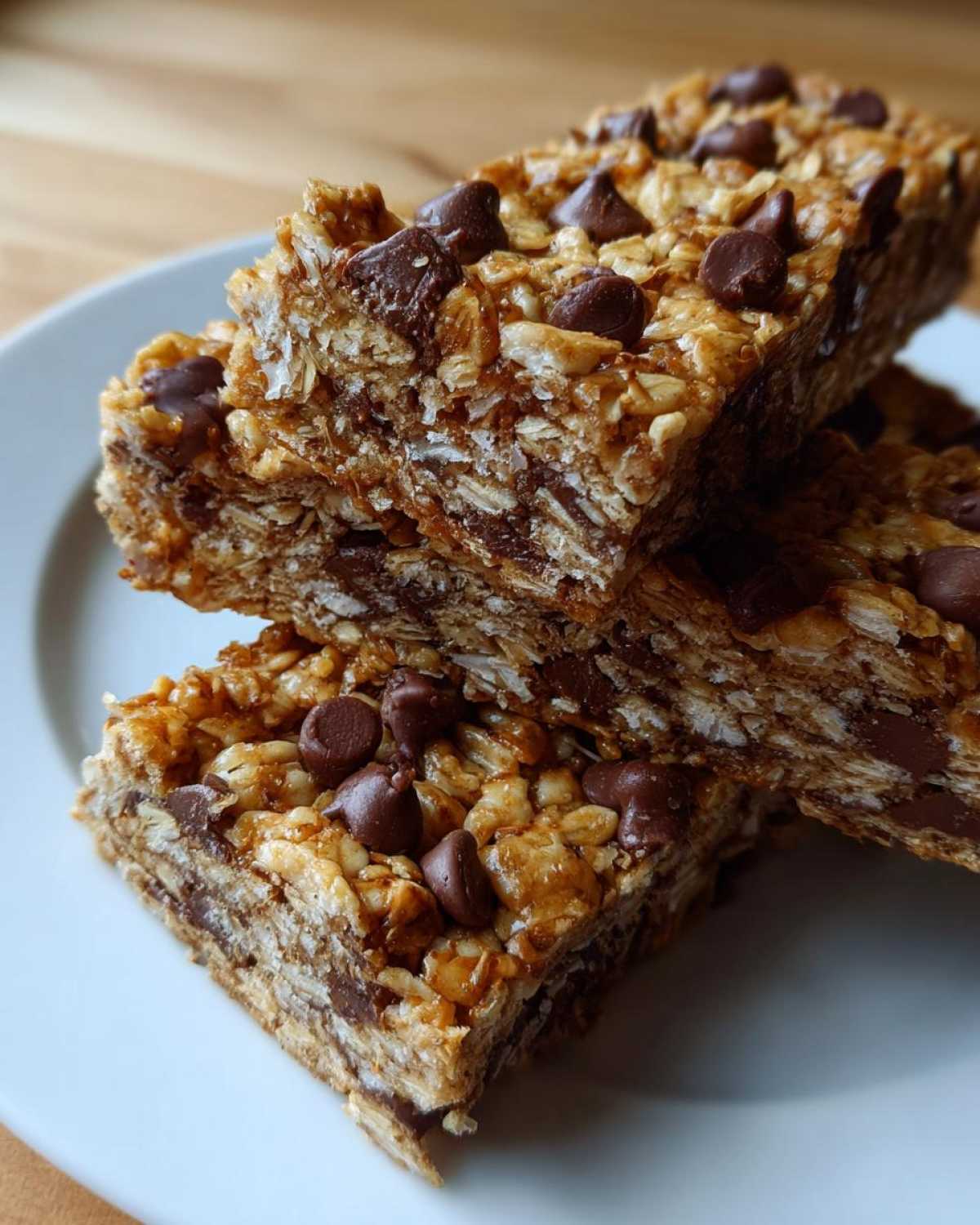 No-Bake Chocolate Chip Granola Bars - detail 4