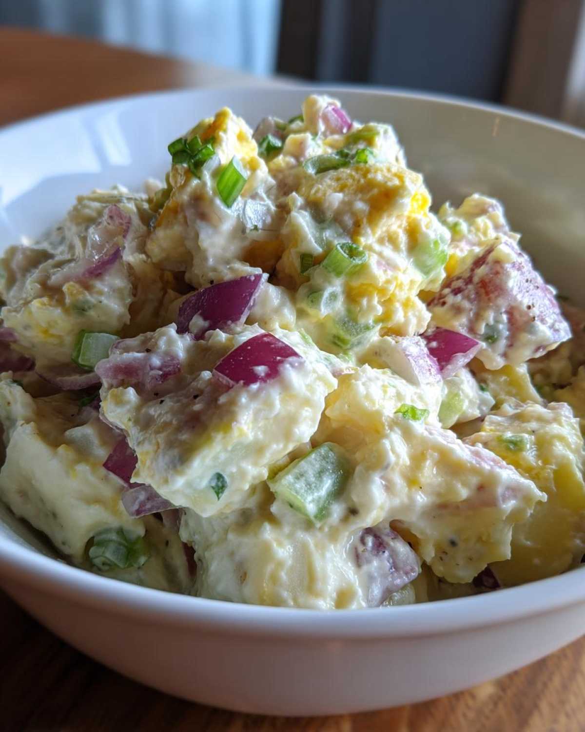 Old-fashioned potato salad - detail 3