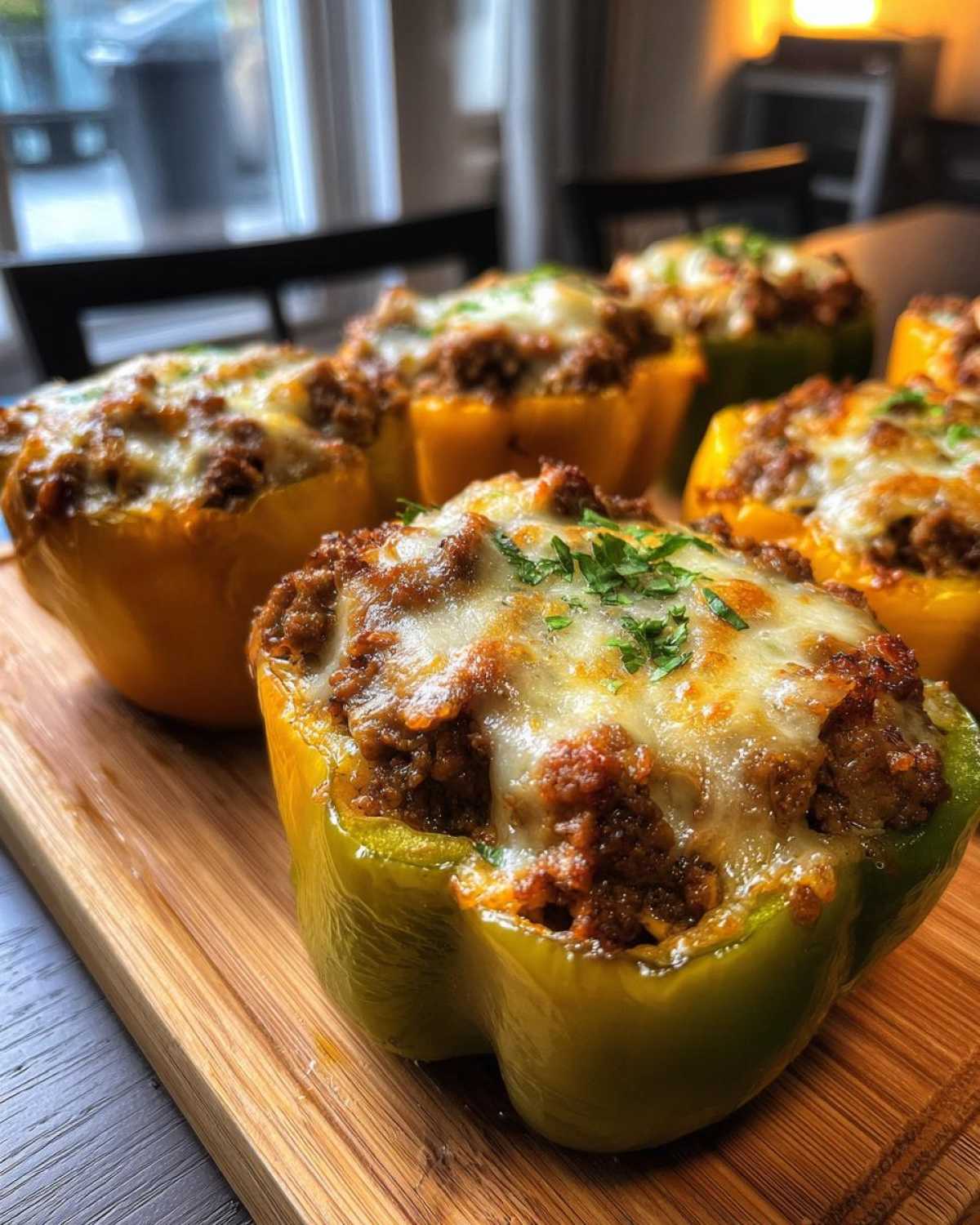 Philly Cheesesteak Stuffed Peppers - detail 2