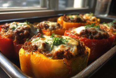 Philly Cheesesteak Stuffed Peppers