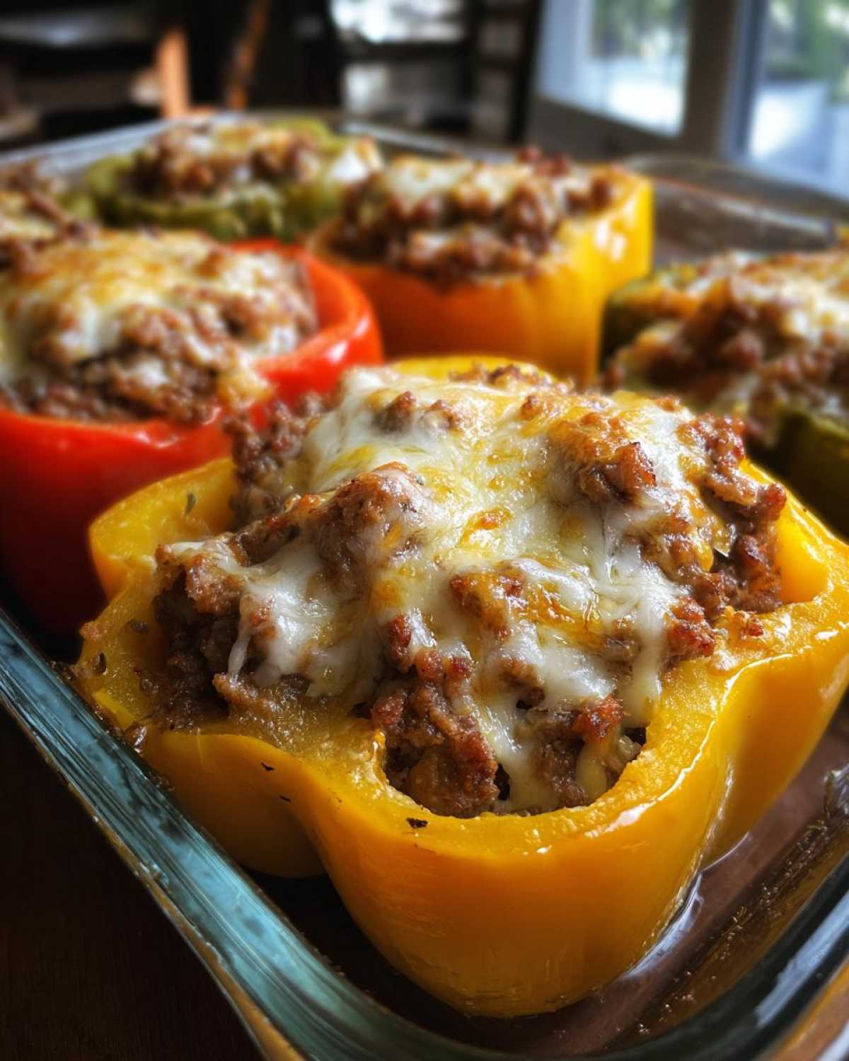 Philly Cheesesteak Stuffed Peppers - detail 4