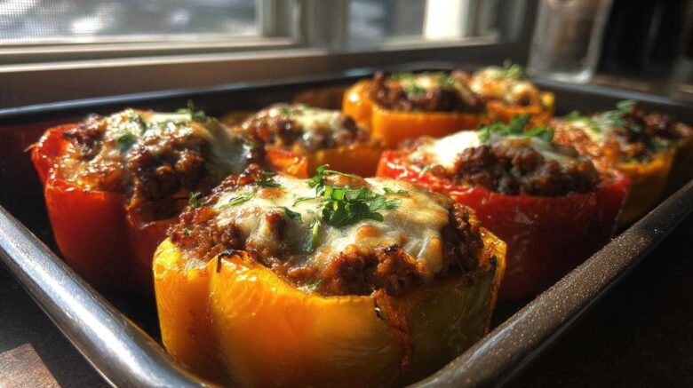 Philly Cheesesteak Stuffed Peppers