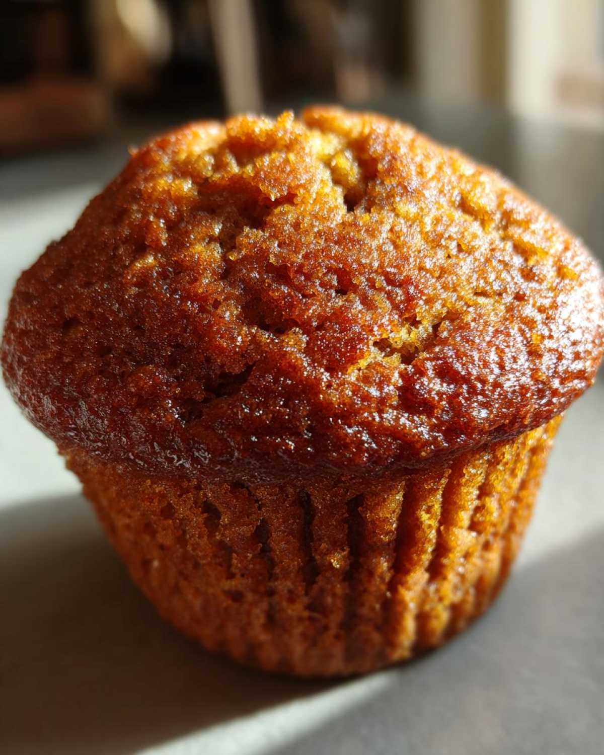Pumpkin spice muffins - detail 1
