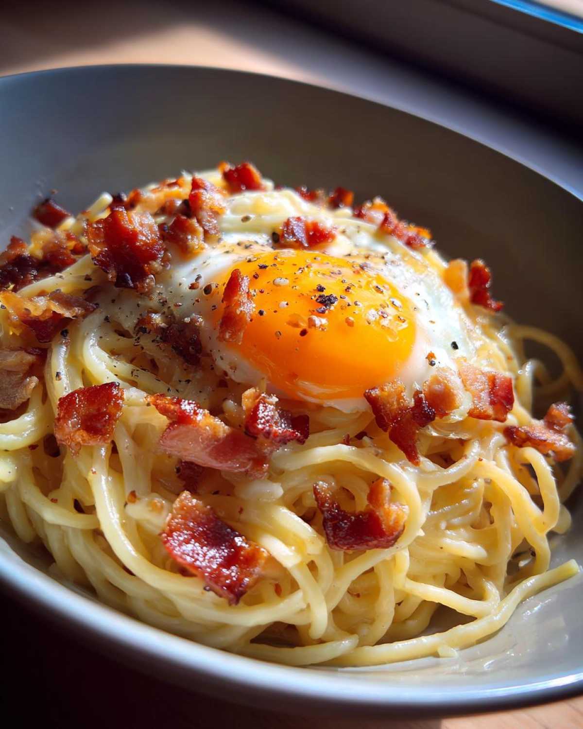 Ramen Carbonara (Instant Noodles Hack) - detail 3