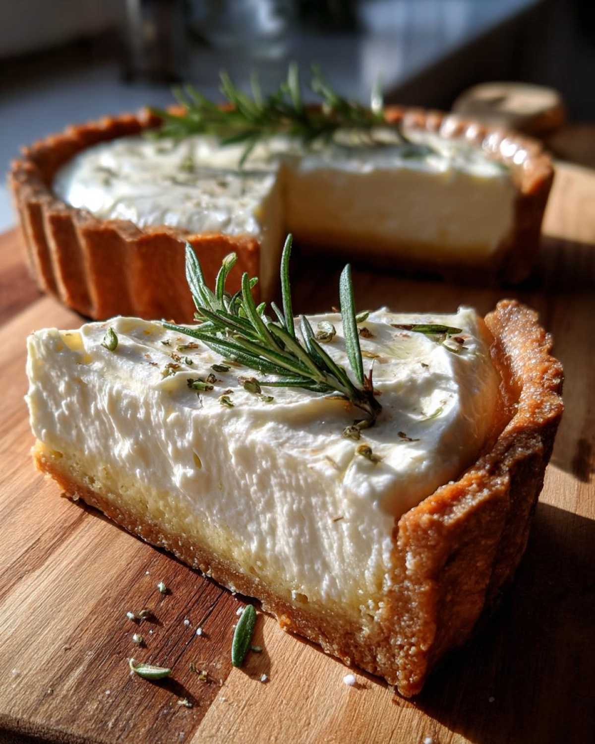 Rosemary Goat Cheese Tart - detail 1