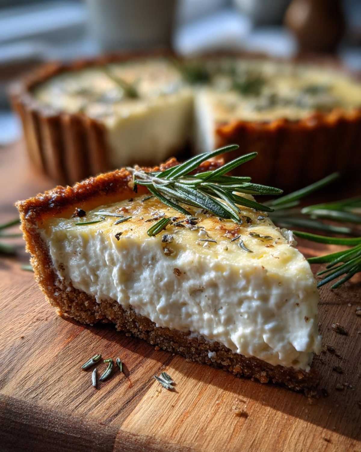Rosemary Goat Cheese Tart - detail 2
