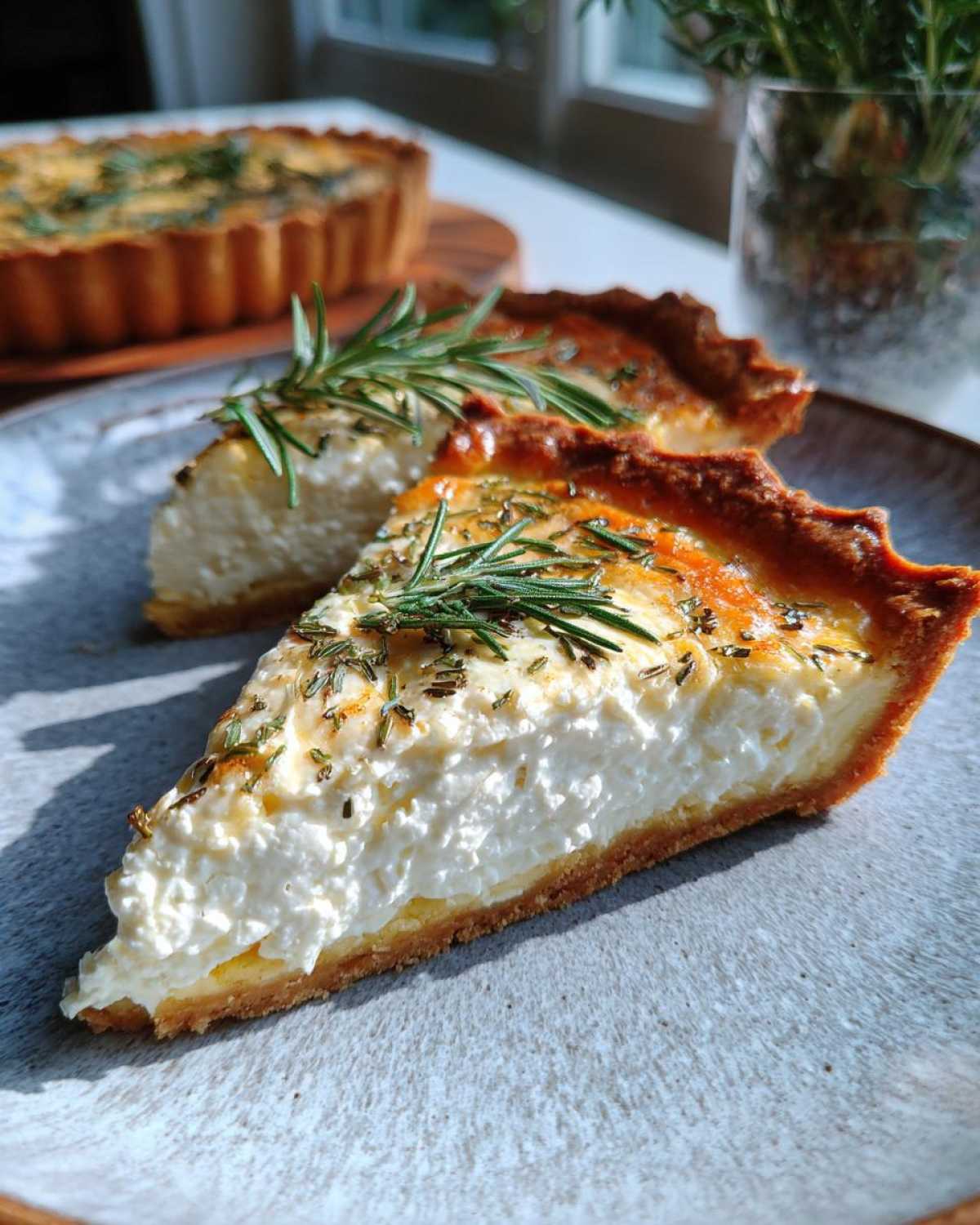 Rosemary Goat Cheese Tart - detail 3
