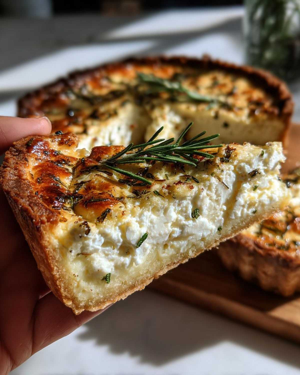 Rosemary Goat Cheese Tart - detail 4