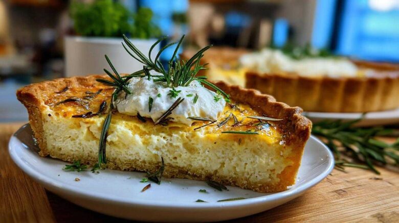 Rosemary Goat Cheese Tart