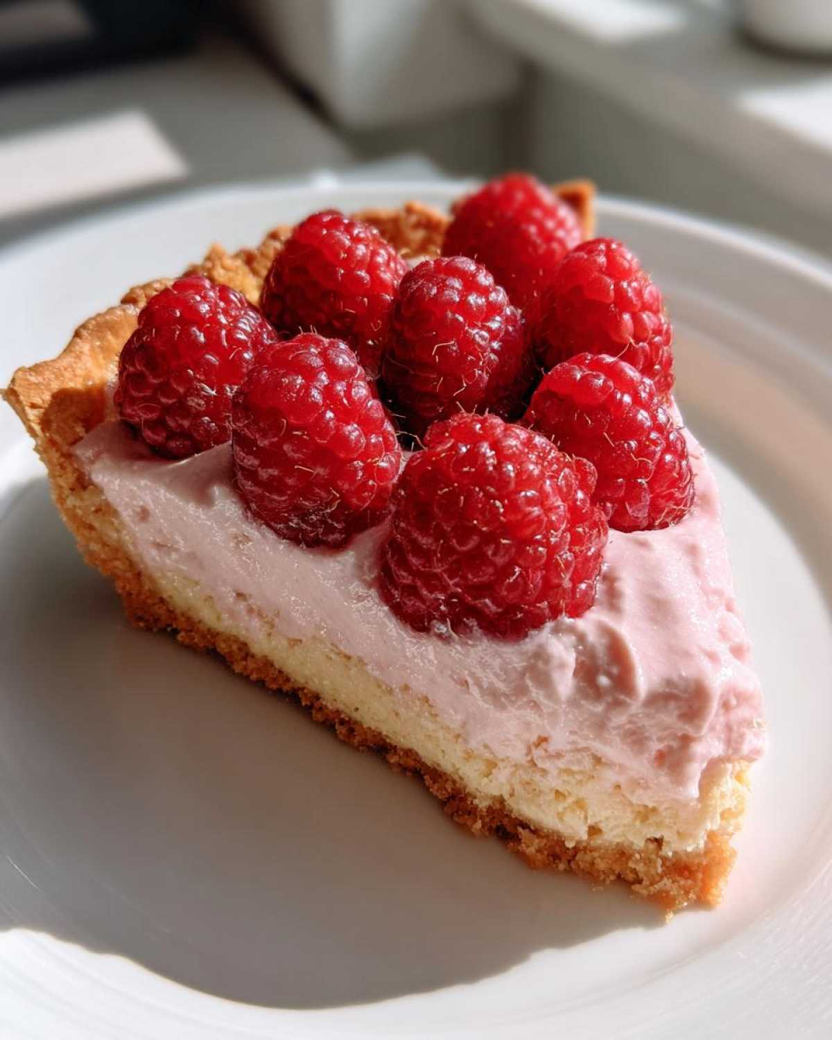 Rosewater Raspberry Tart - detail 2