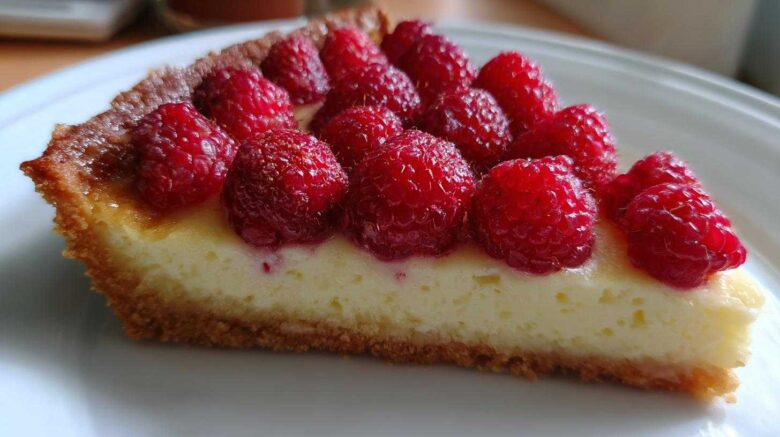 Rosewater Raspberry Tart