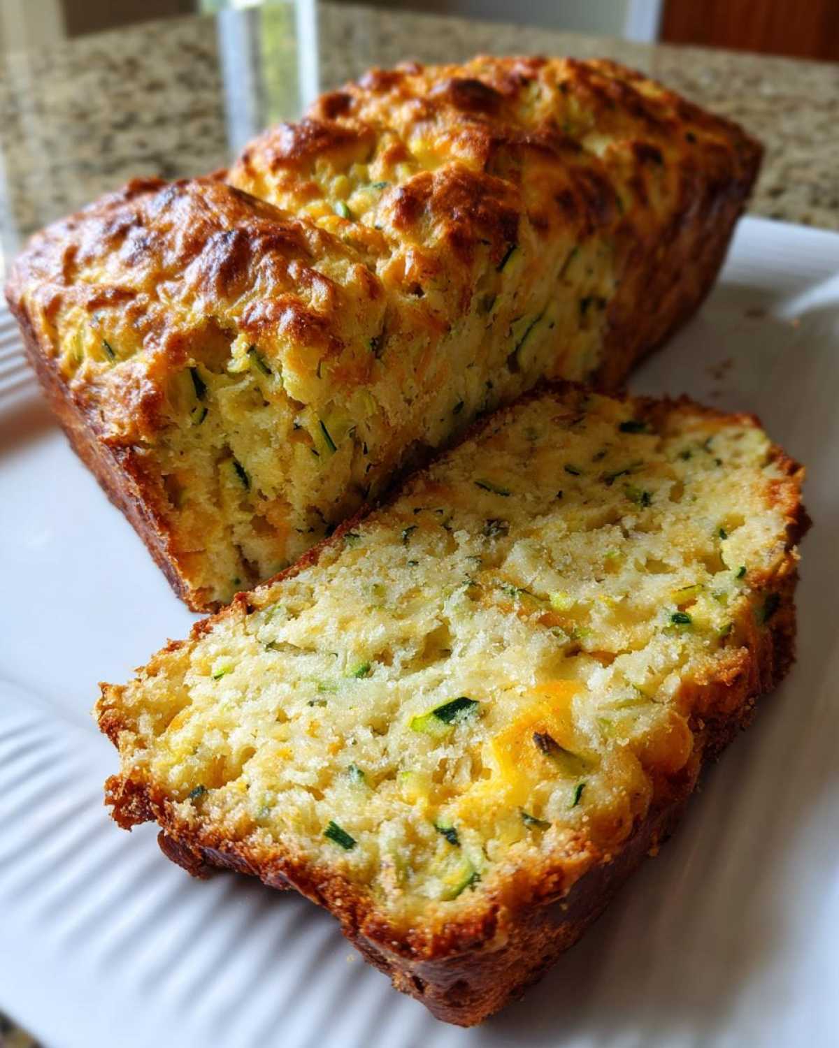 Savory Zucchini Cheddar Bread — Perfect Fall Crockpot Comfort Food - detail 1