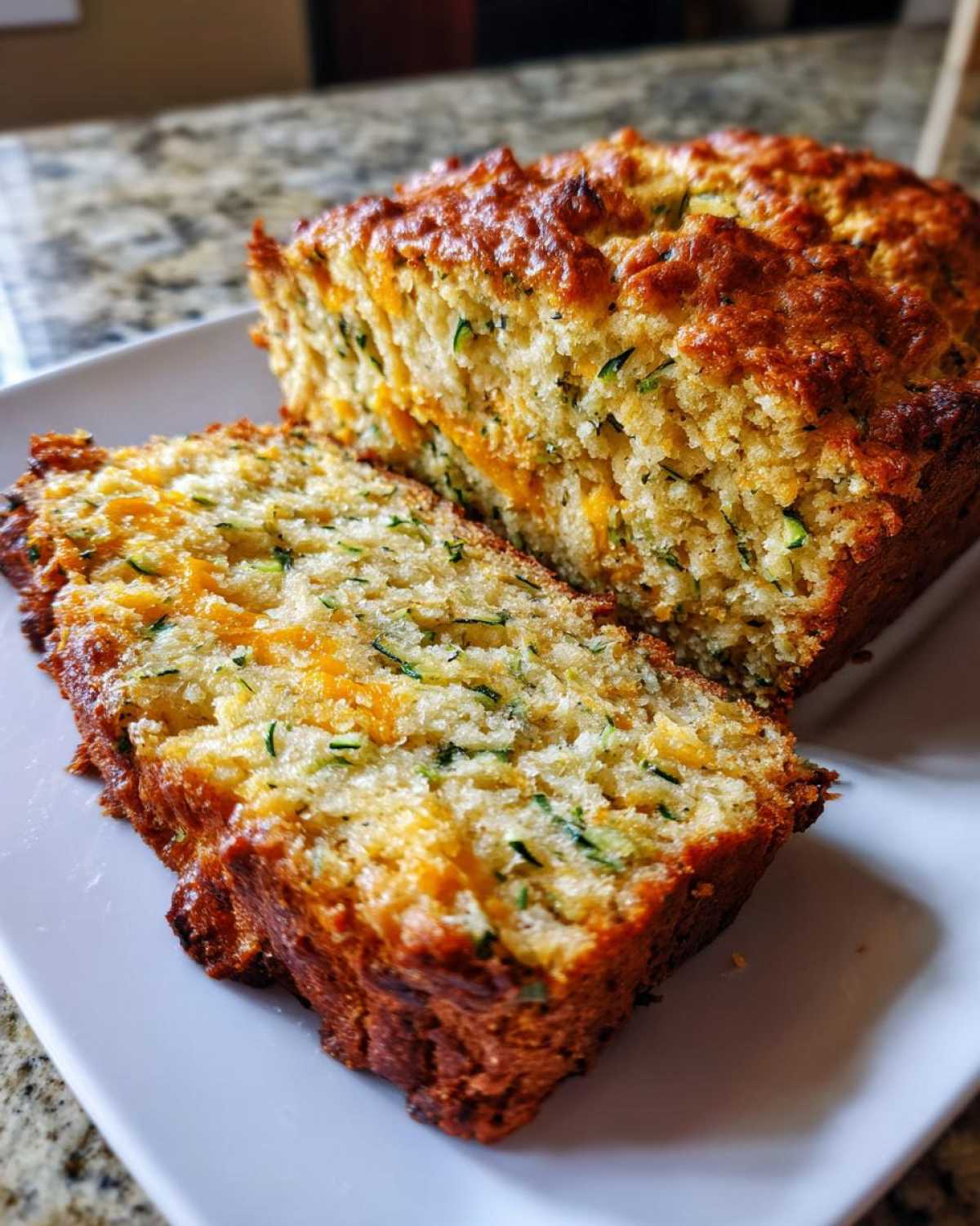 Savory Zucchini Cheddar Bread — Perfect Fall Crockpot Comfort Food - detail 2