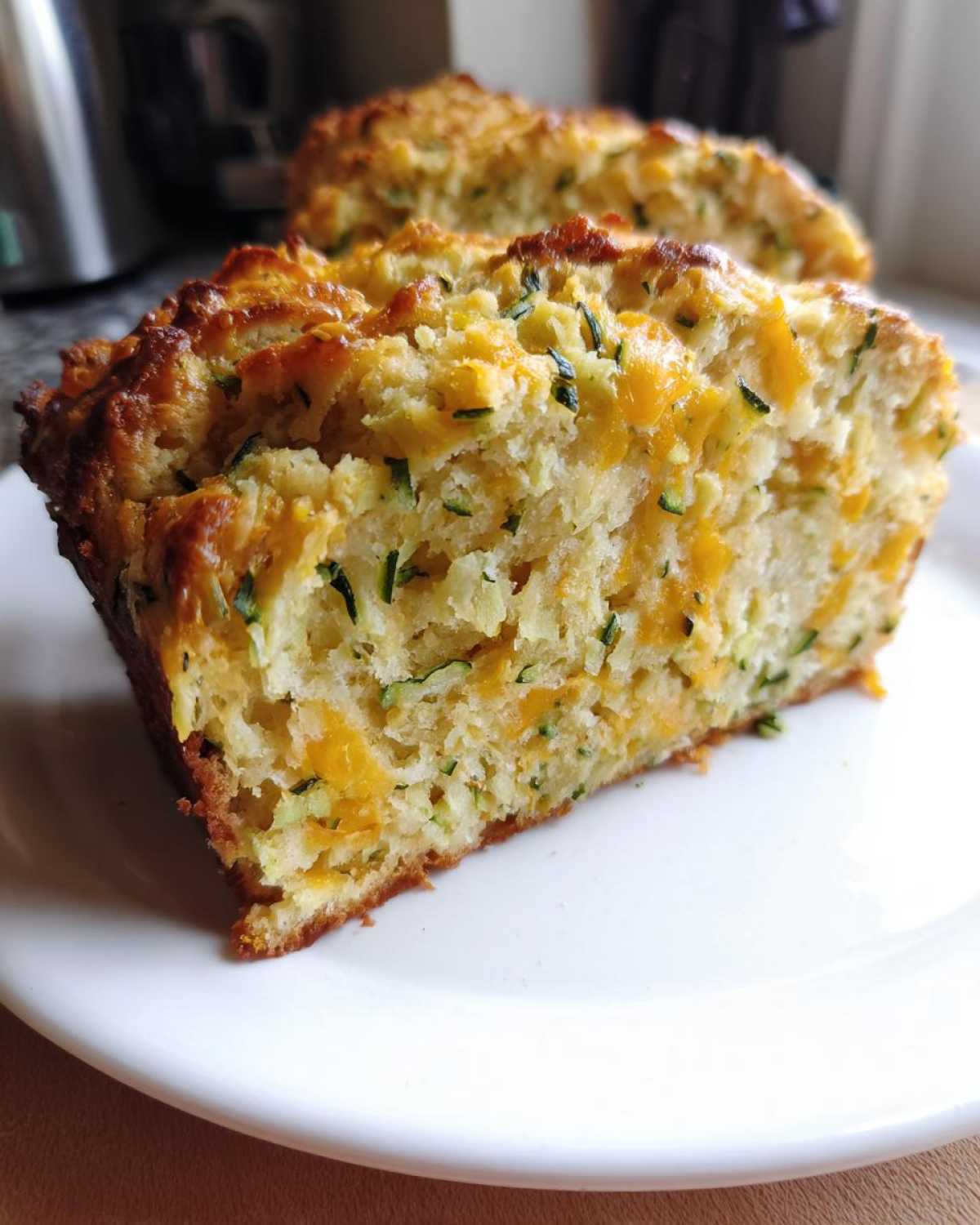 Savory Zucchini Cheddar Bread — Perfect Fall Crockpot Comfort Food - detail 4