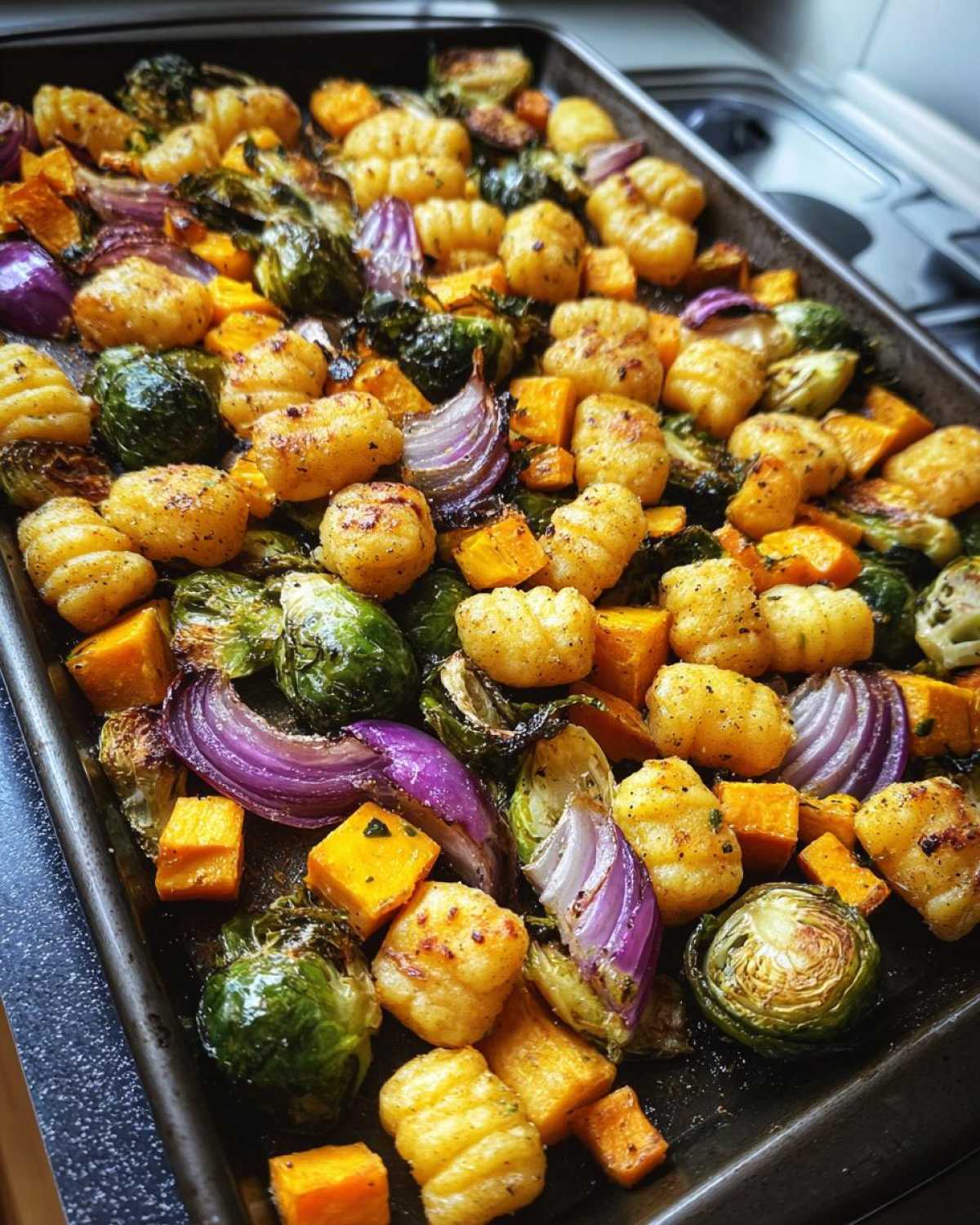 Sheet Pan Gnocchi & Vegetables - detail 3