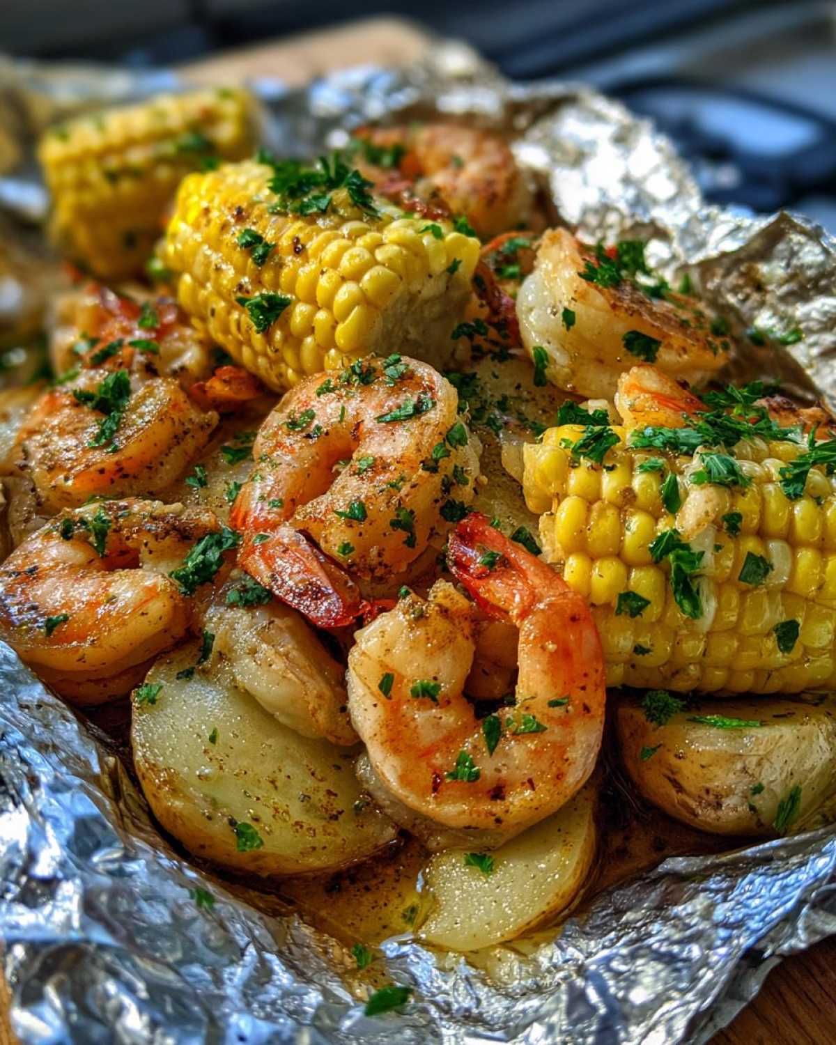 Shrimp Boil Foil Packets (Grill or Oven) - detail 1