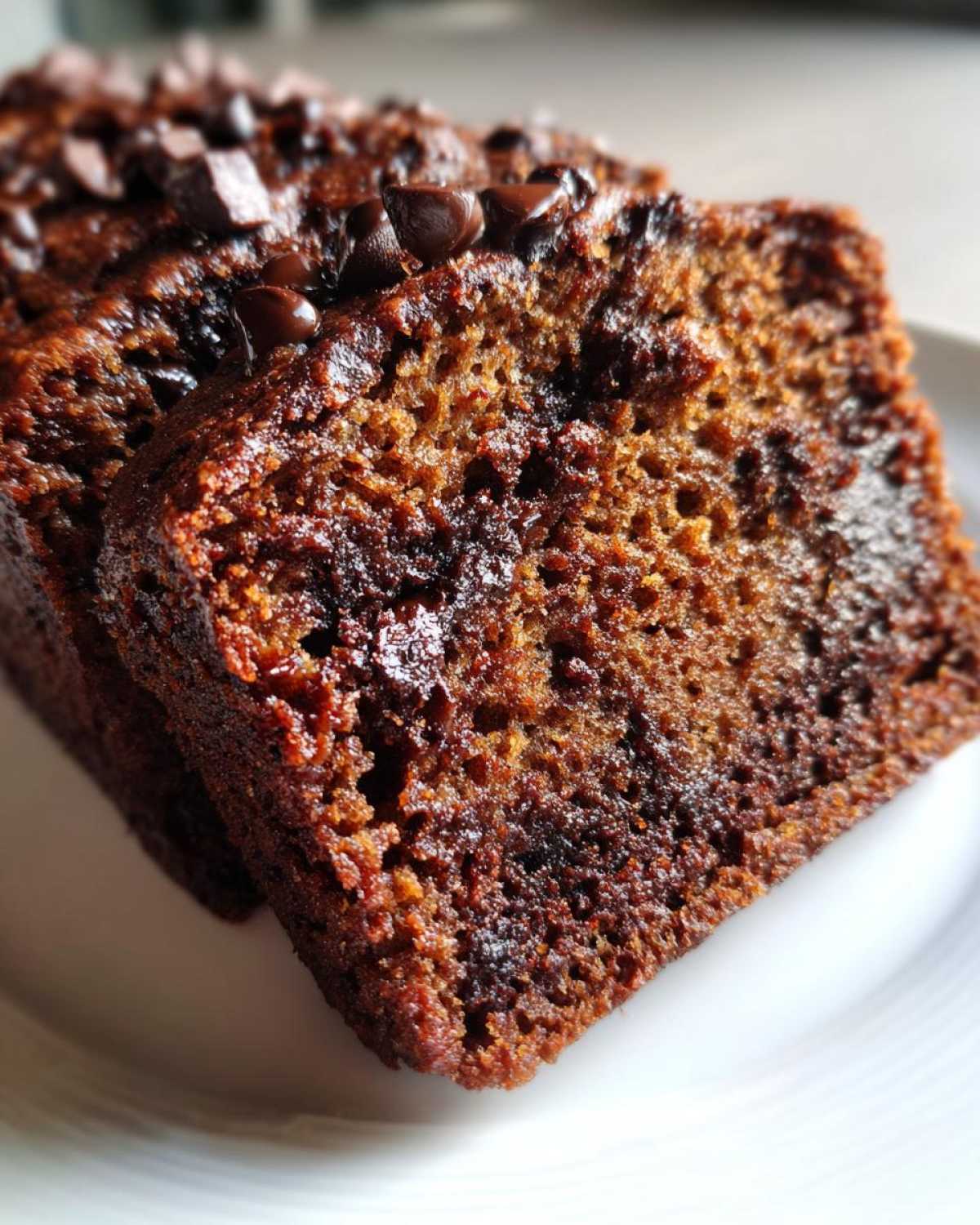 Slow Cooker Double Chocolate Zucchini Bread for Fall Lovers - detail 3