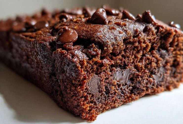 Slow Cooker Double Chocolate Zucchini Bread for Fall Lovers