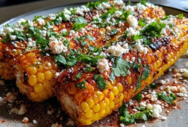 Spicy Mexican street corn