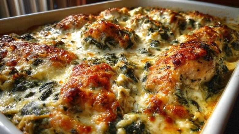 Spinach Artichoke Chicken