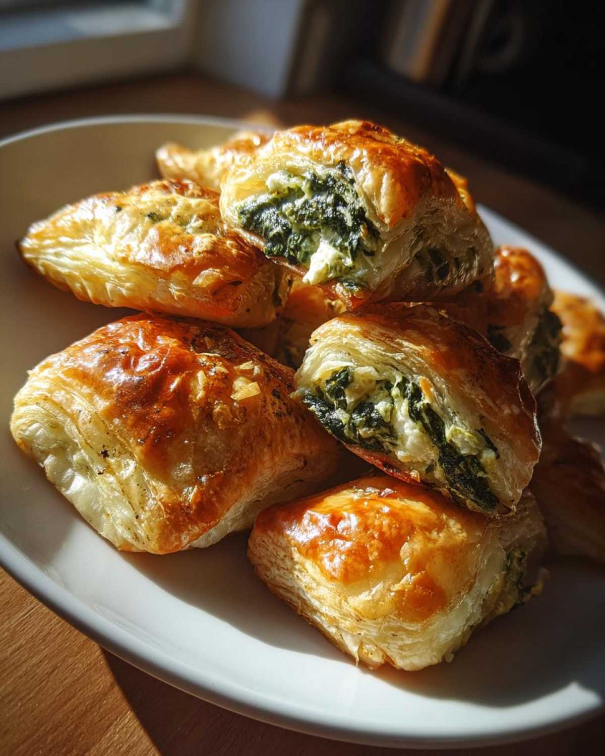 Spinach & Feta Puff Pastry Bites - detail 1