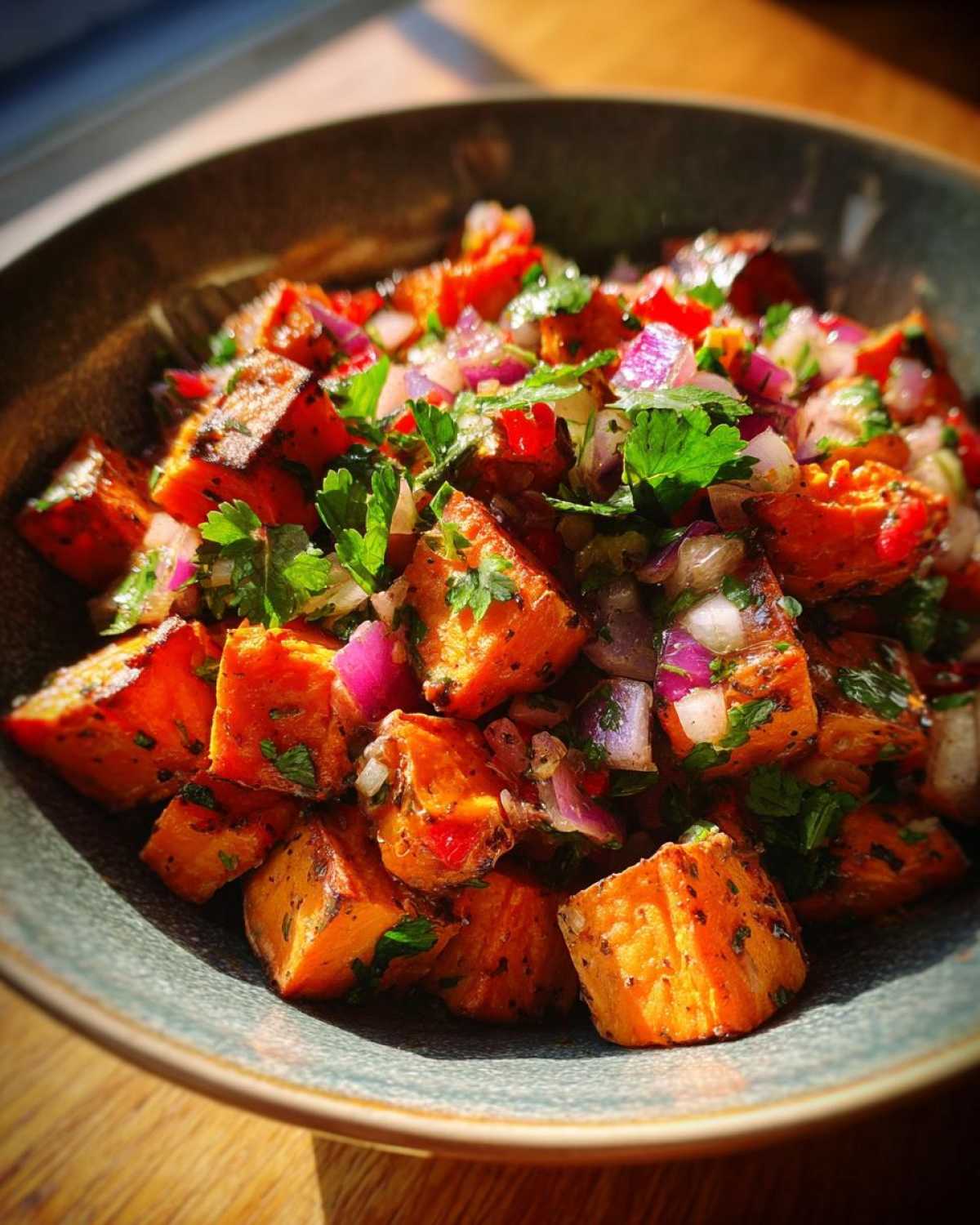 Sweet potato salad - detail 1