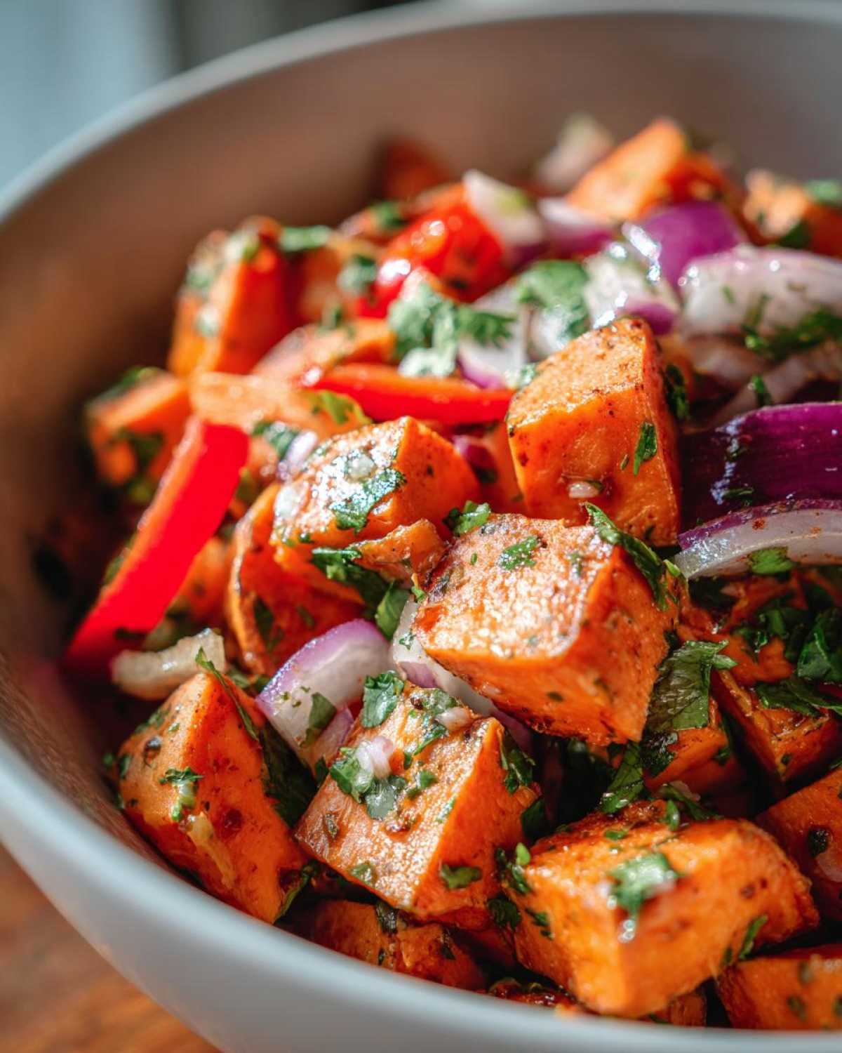 Sweet potato salad - detail 2