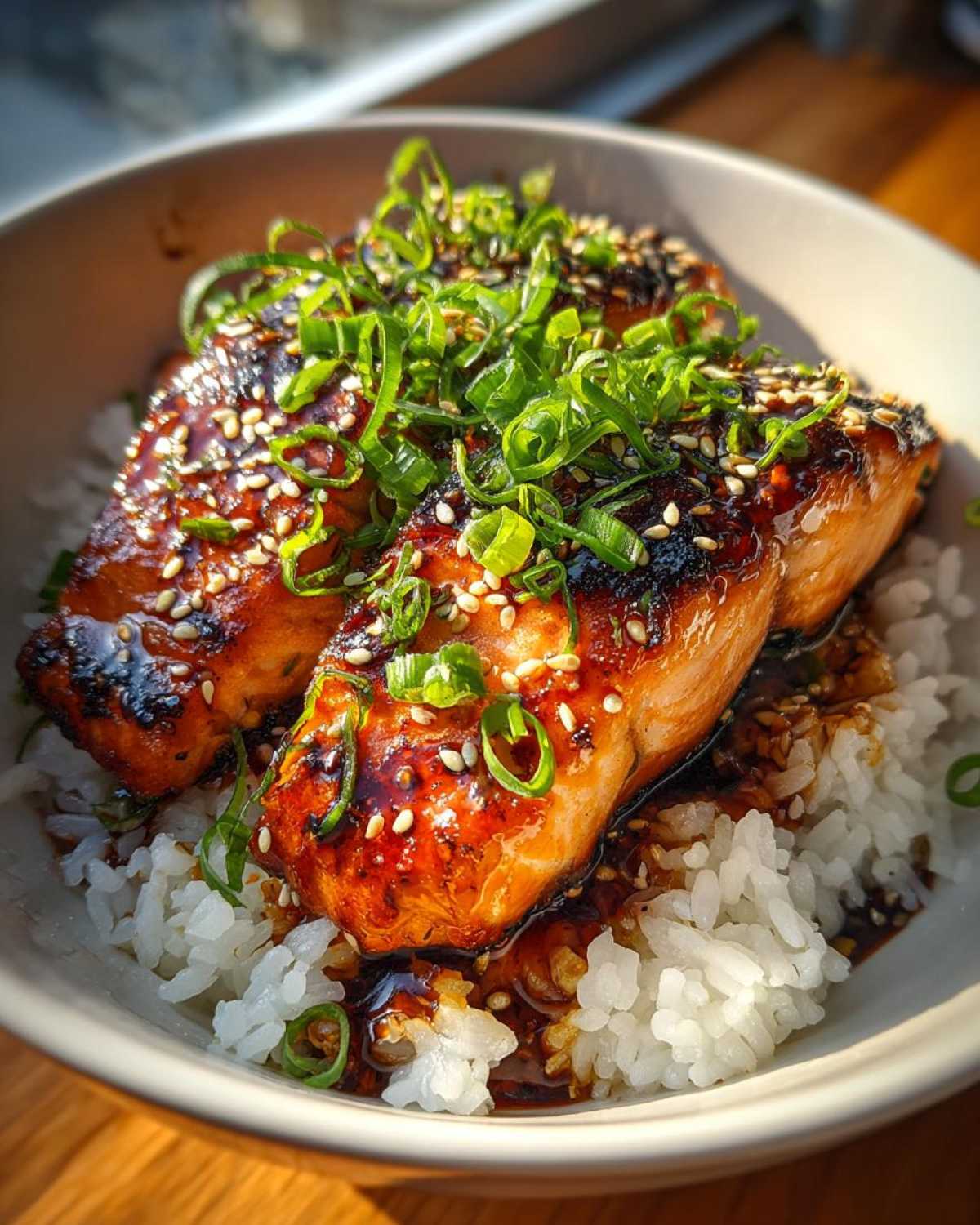 Teriyaki Salmon Bowl - detail 3