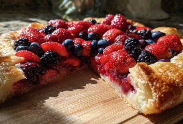 Triple Berry Galette (Mixed Berry Tart)