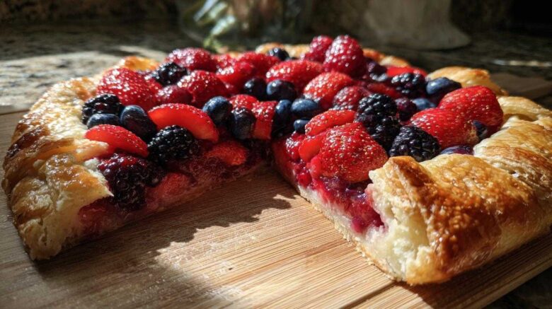 Triple Berry Galette (Mixed Berry Tart)