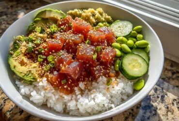 Tuna poke bowl