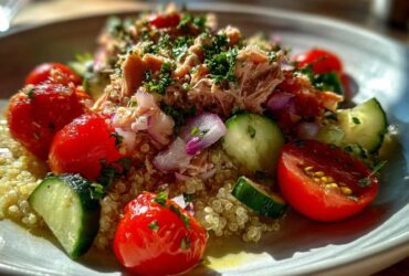 Tuna quinoa bowl