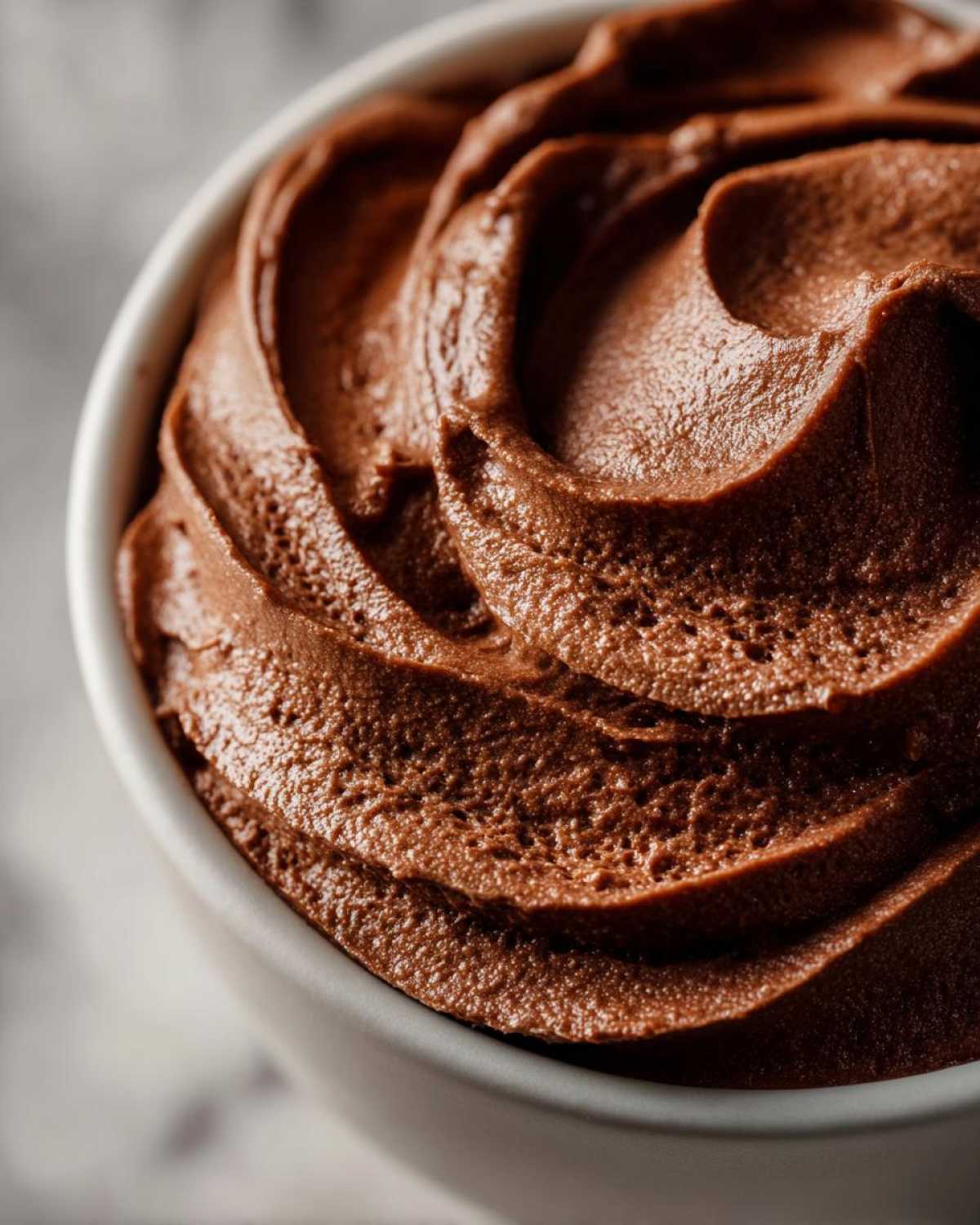 Vegan Chocolate Avocado Mousse - detail 2