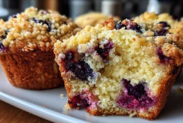 Vegan blueberry muffins