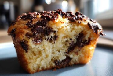 Vegan chocolate chip muffins