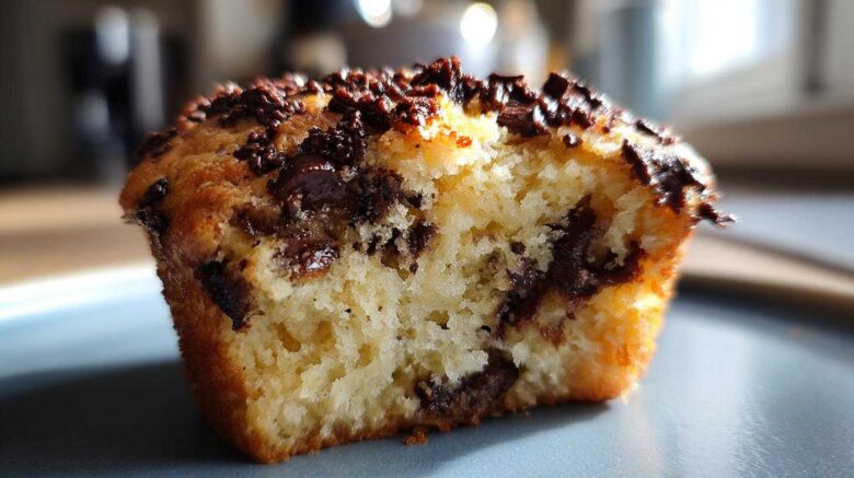 Vegan chocolate chip muffins