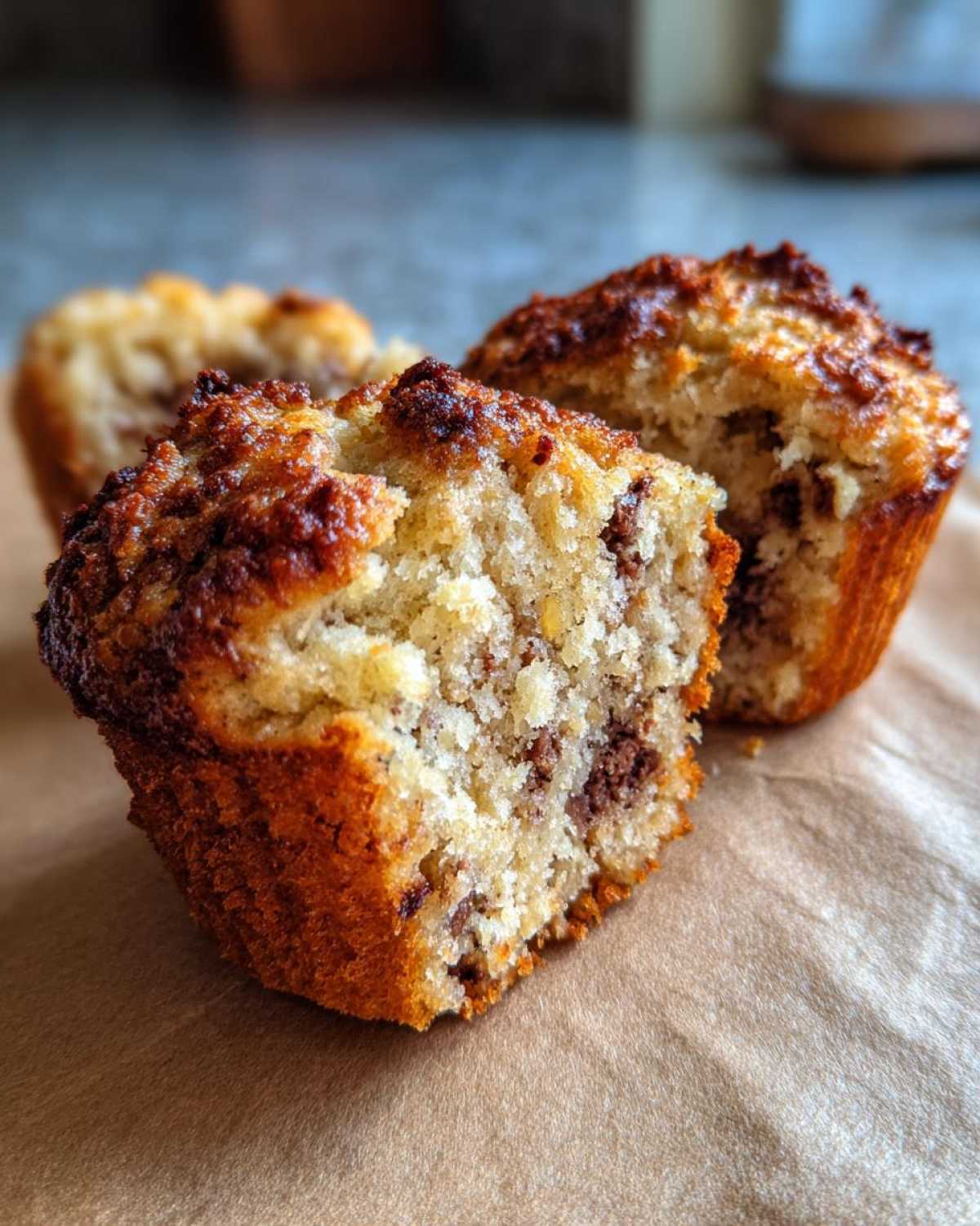 Vegan protein muffins - detail 3