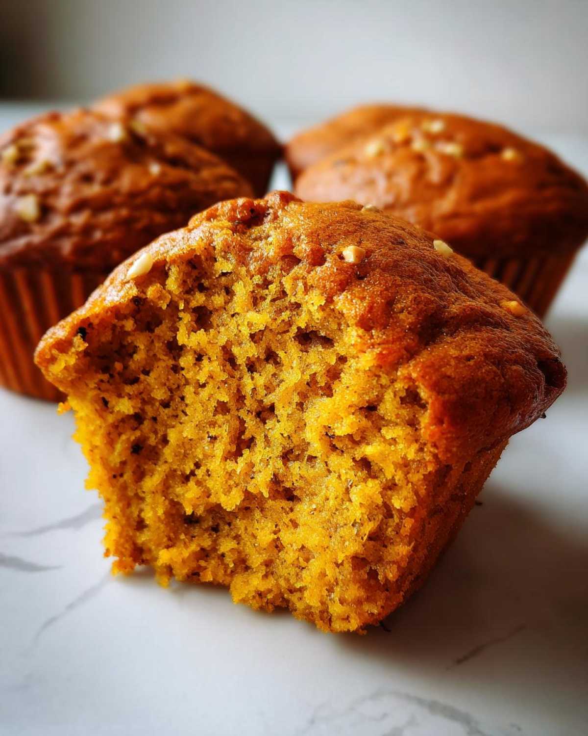 Vegan pumpkin muffins - detail 4