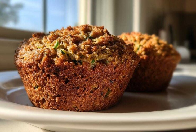 Vegan zucchini muffins