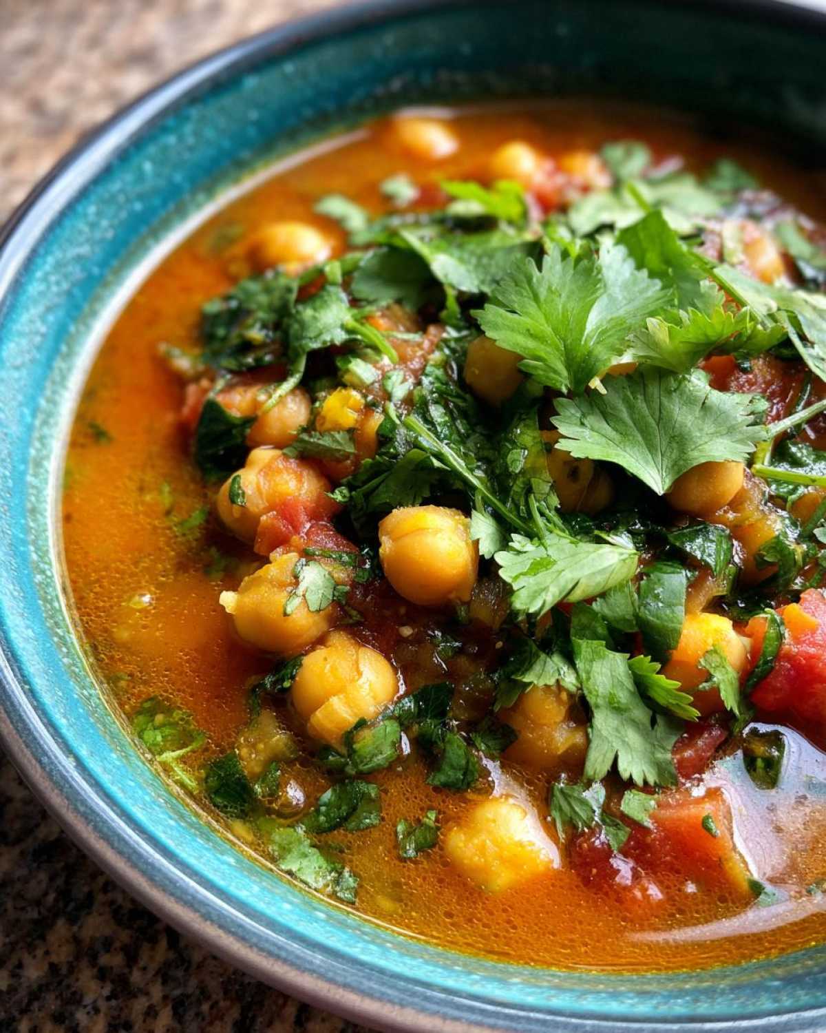 Coconut Curry Chickpea Stew - detail 1