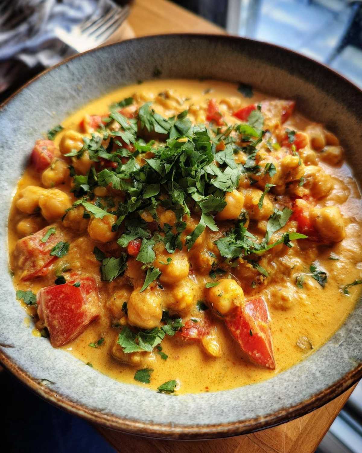 Coconut Curry Chickpea Stew - detail 5