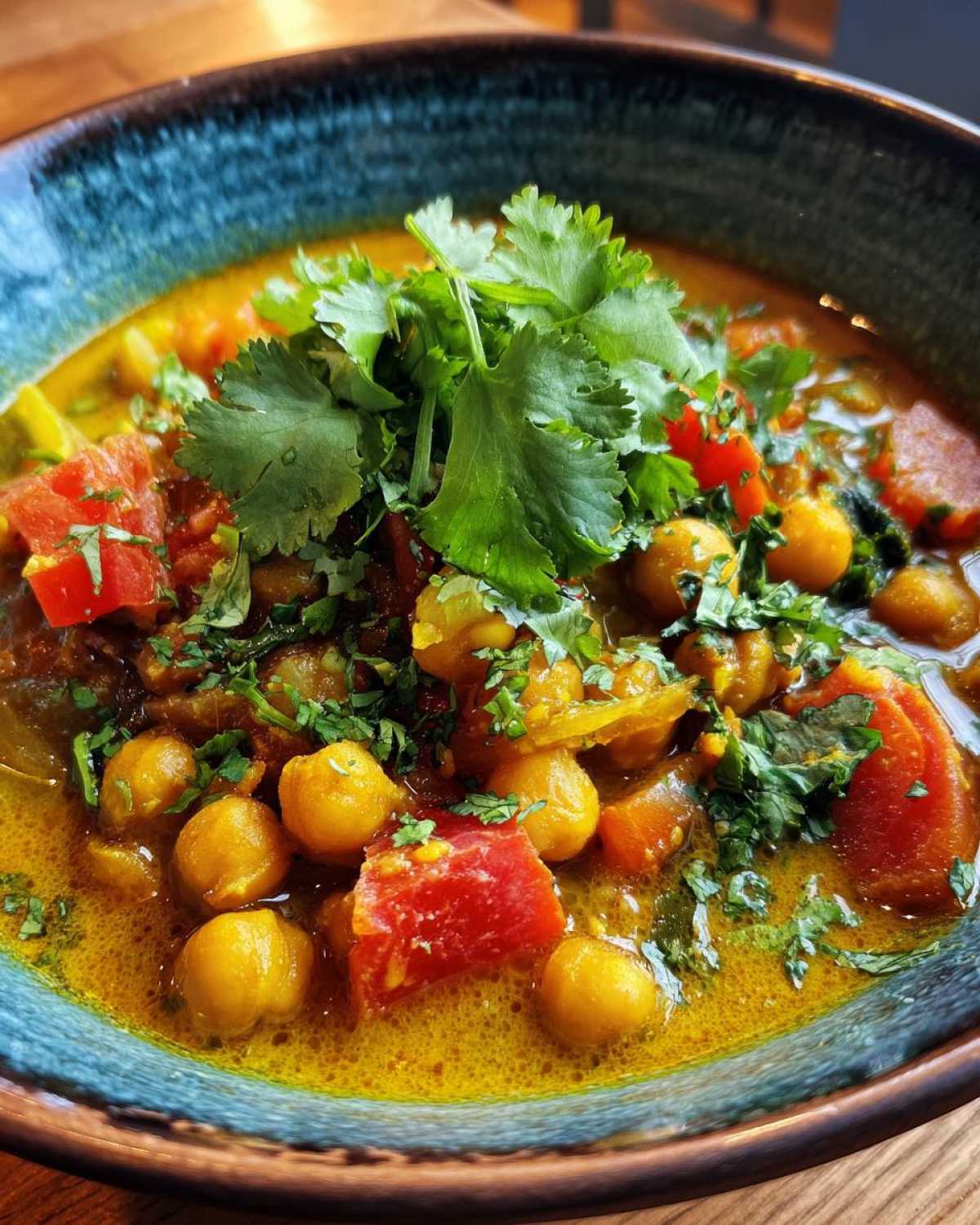 Coconut Curry Chickpea Stew - detail 2