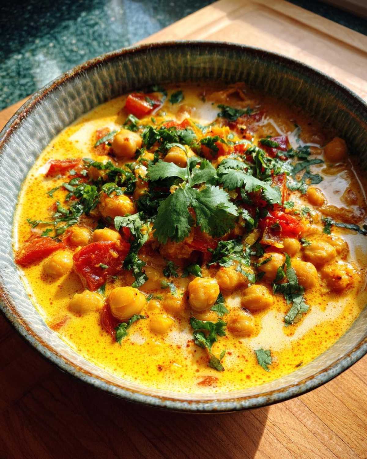 Coconut Curry Chickpea Stew - detail 6