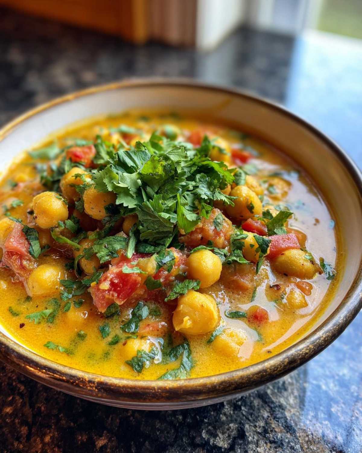 Coconut Curry Chickpea Stew - detail 3