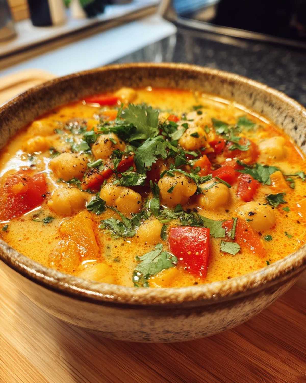 Coconut Curry Chickpea Stew - detail 7