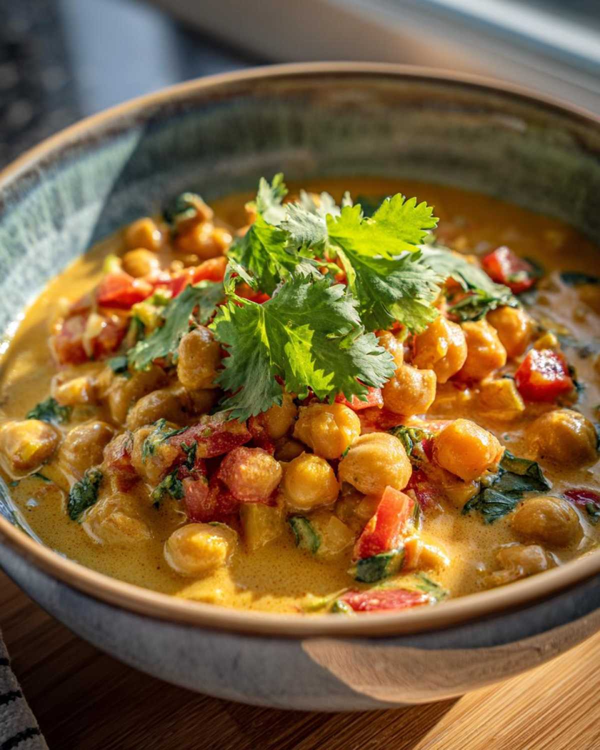 Coconut Curry Chickpea Stew - detail 8