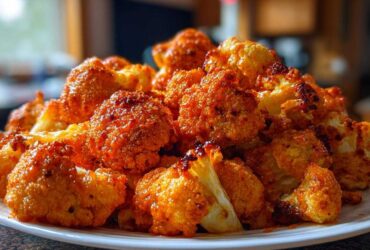 Air Fryer Buffalo Cauliflower Bites