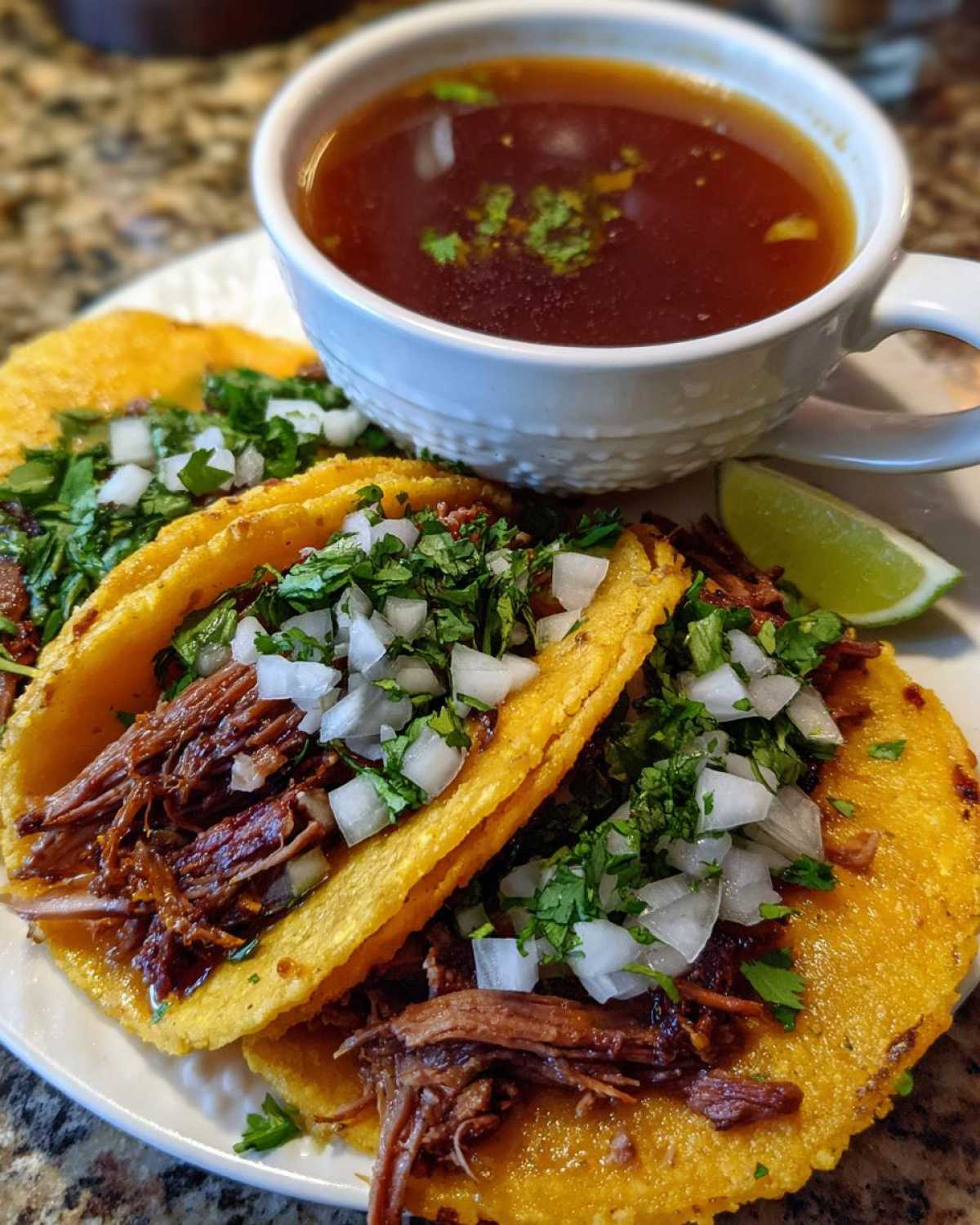 Anna Paul’s Birria Tacos with Consommé - detail 3