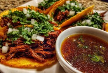 Anna Paul’s Birria Tacos with Consommé
